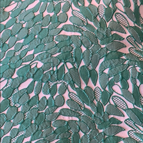 Ann Taylor Beautiful Mint Green Floral Lace Pencil Skirt! - Picture 3 of 7